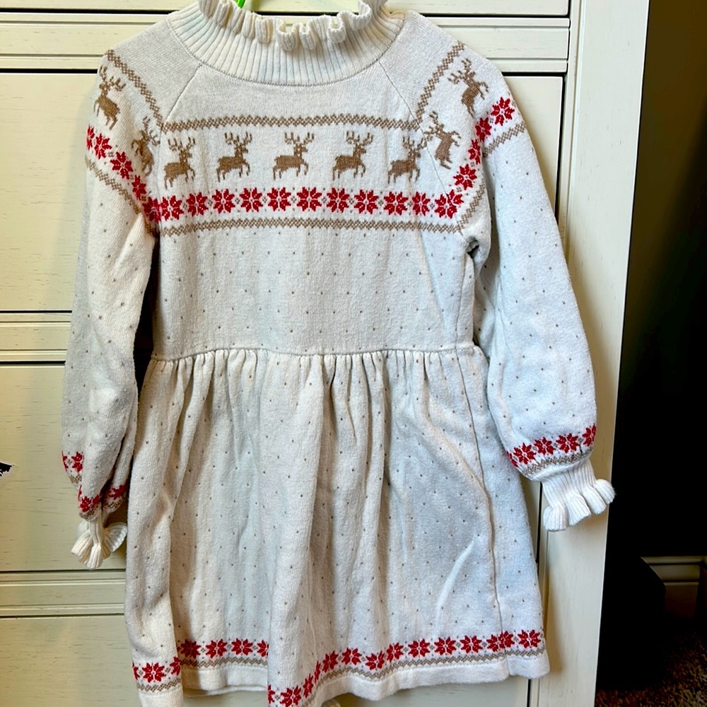 Janie & Jack Holiday sweater dress